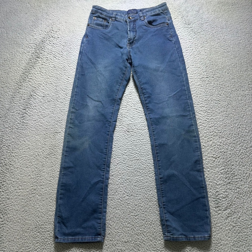 Lucky Brand Billy Straight Jeans Medium Wash Blue Denim Size 16 Kids Boys